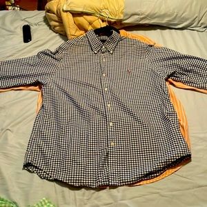 Polo Ralph Lauren colored horse button down long sleeve dress shirt